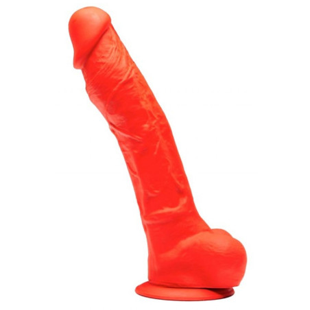 Gode en silicone STRETCH N°4 - 23 x 5.2cm Rouge