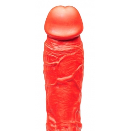 Gode en silicone STRETCH N°5X - 27 x 8cm Rouge 2