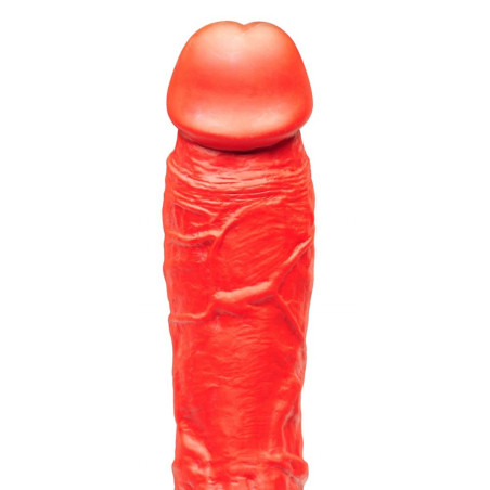 Gode en silicone STRETCH N°5X - 27 x 8cm Rouge