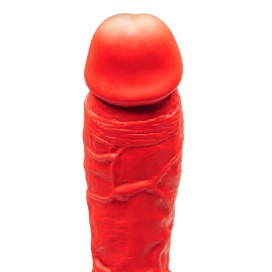 Gode en silicone STRETCH N°5XX - 27 x 9cm Rouge 2