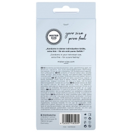 Préservatifs MISTER SIZE 53 mm | Boîte de 10 2