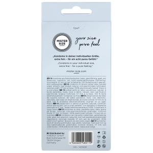 Préservatifs en latex MISTER SIZE 57 mm | Boîte de 10