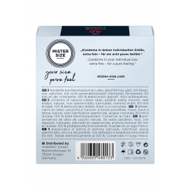 Préservatifs larges MISTER SIZE 60 mm | Boîte de 3 2