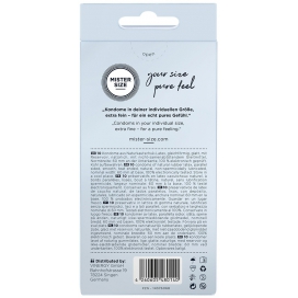 Préservatifs larges MISTER SIZE 60 mm | Boîte de 10 2