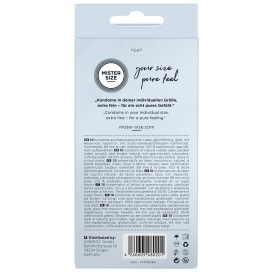 Préservatifs larges MISTER SIZE 69 mm | Boîte de 10 2
