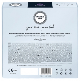 Préservatifs larges MISTER SIZE 69 mm | Boîte de 36 2