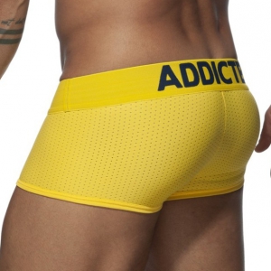Boxer PUSH UP MESH Jaune