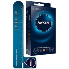 Préservatifs larges de MY SIZE 57 mm | Boîte de 10