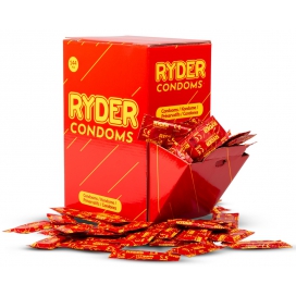 Préservatifs en latex RYDER 53 mm | Pack de 144