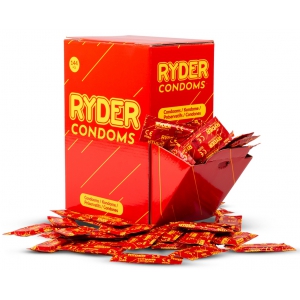 Préservatifs en latex RYDER 53 mm | Pack de 144