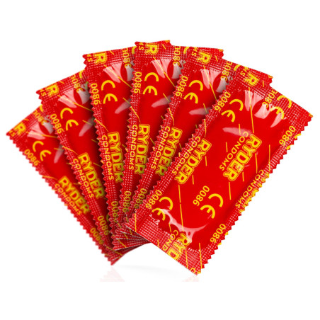 Préservatifs en latex RYDER 53 mm | Pack de 144