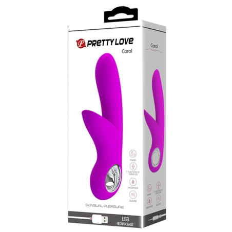 Vibro Rabbit CAROL Pretty Love 19cm Violet