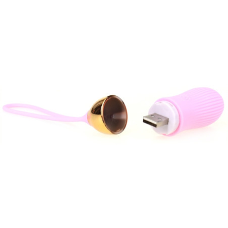 Oeuf vibrant STRIPE SEX 8.5 x 3cm Rose