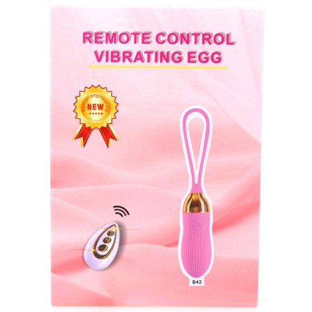 Oeuf vibrant STRIPE SEX 8.5 x 3cm Rose