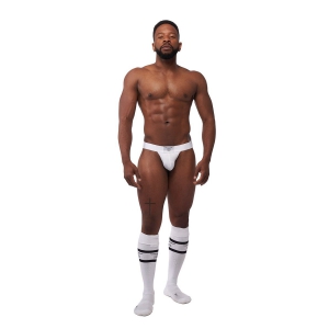 Lot de 3 Jockstraps Mister B TORONTO Blanc-Noir-Rouge