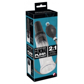 Pompe à pénis vibrante MULTIPUMP 16.5 x 4.5cm 2
