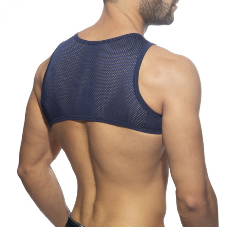 Crop Top MESH-ZIP Marine