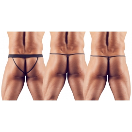 Lot de 3 strings JOY Noirs 2