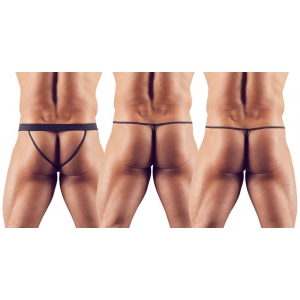 Lot de 3 strings JOY Noirs