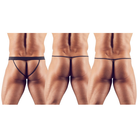 Lot de 3 strings JOY Noirs
