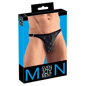 String avec strass brillants ARTEMIS Noir