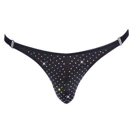 String avec strass brillants ARTEMIS Noir