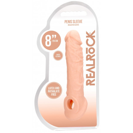 Gaine de pénis REALROCK Curve 17 x 4.5cm