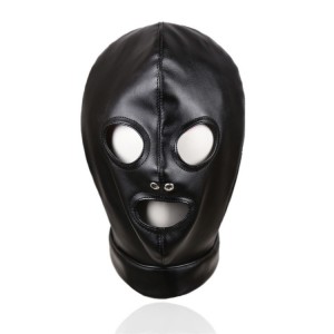 Cagoule sm 3 holes et noise en cuir simili