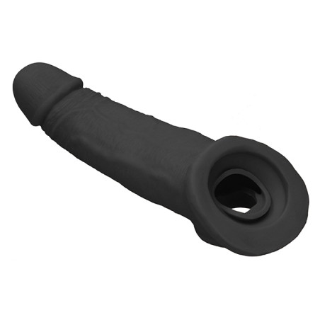 Gaine de pénis REALROCK 17 x 4.5cm Noire