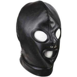 Cagoule sm 3 holes et noise en cuir simili