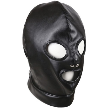 Cagoule sm 3 holes et noise en cuir simili