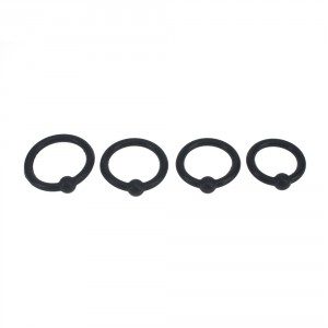 Set de 4 anneaux de gland en silicone