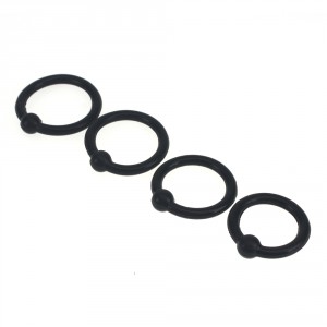 Set de 4 anneaux de gland en silicone