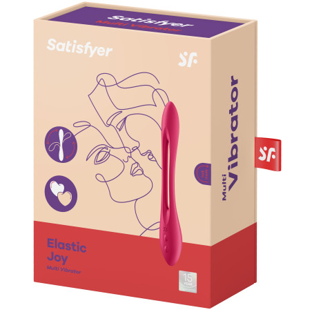 Multi-vibrateur ELASTIC JOY Satisfyer Rouge