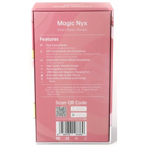 Vibro de culotte connecté MAGIC NYX Rouge 
