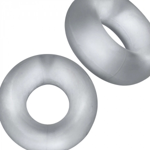 Lot de 2 Cockrings Silicone STIFFY Bulge Transparents