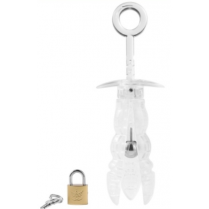 Plug anal de chasteté EXPAND LOCK 13 x 5cm