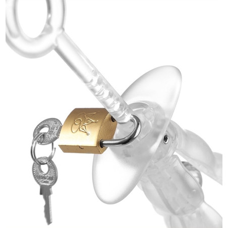 Plug anal de chasteté EXPAND LOCK 13 x 5cm