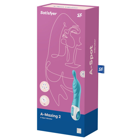 Stimulateur Point G A-MAZING 2 Satisfyer Bleu