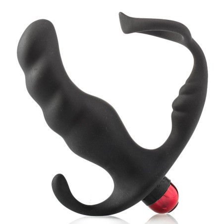 Cockring et Plug Vibrant INTENSE VIBRATION 10 x 3.8cm