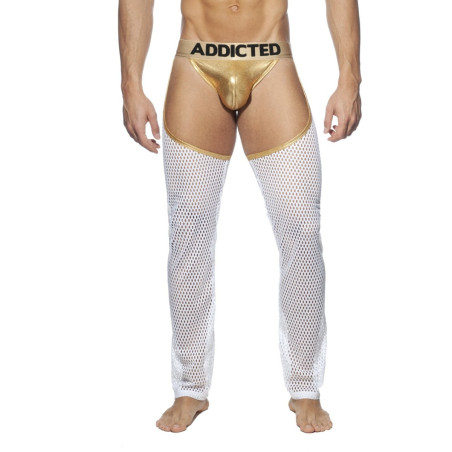 JOCK PANTS Doré-Blanc