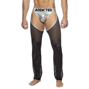JOCK PANTS Argenté-Noir