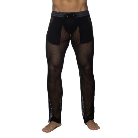 Pantalon LONG MESH Noir