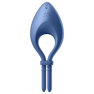 Cockring vibrant connecté BULLSEYE Satisfyer Bleu