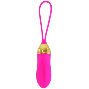 Oeuf vibrant STRIPE SEX 8.5 x 3cm Fuchsia
