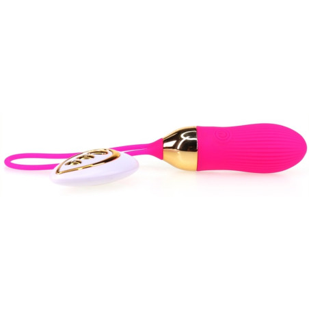 Oeuf vibrant STRIPE SEX 8.5 x 3cm Fuchsia