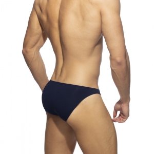 Bikini MINI MESH Marine-Blanc