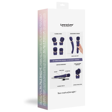 Wand BRUSH CRUSH Indigo