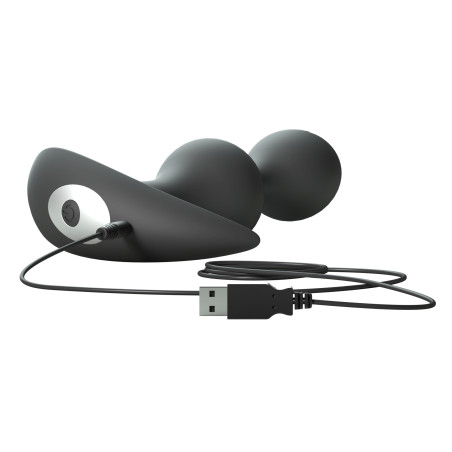 Plug vibrant TWINNY BUD 10.5 x 3cm Noir