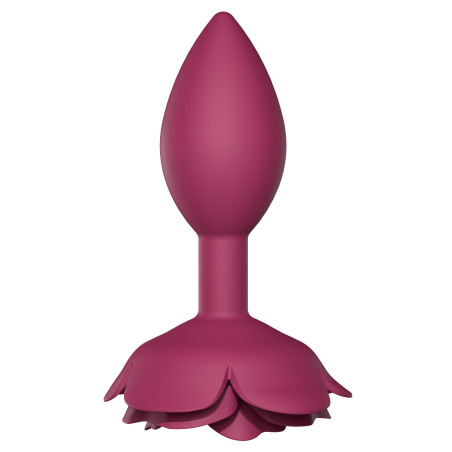 Plug anal Bijou OPEN ROSES M 8 x 3.3cm Rose